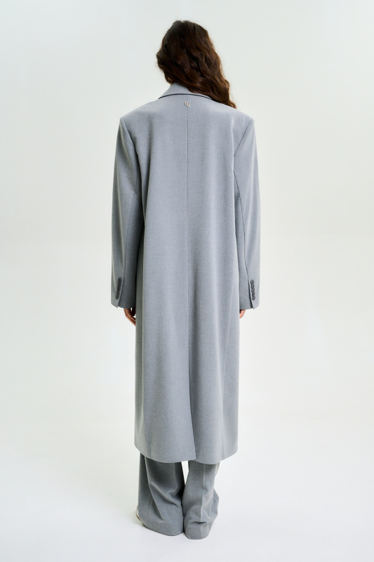 Пиджак длины миди S/S 25 GREY